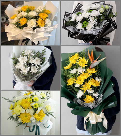 湖南永州祁阳县大忠桥镇和平村白事花束代送
